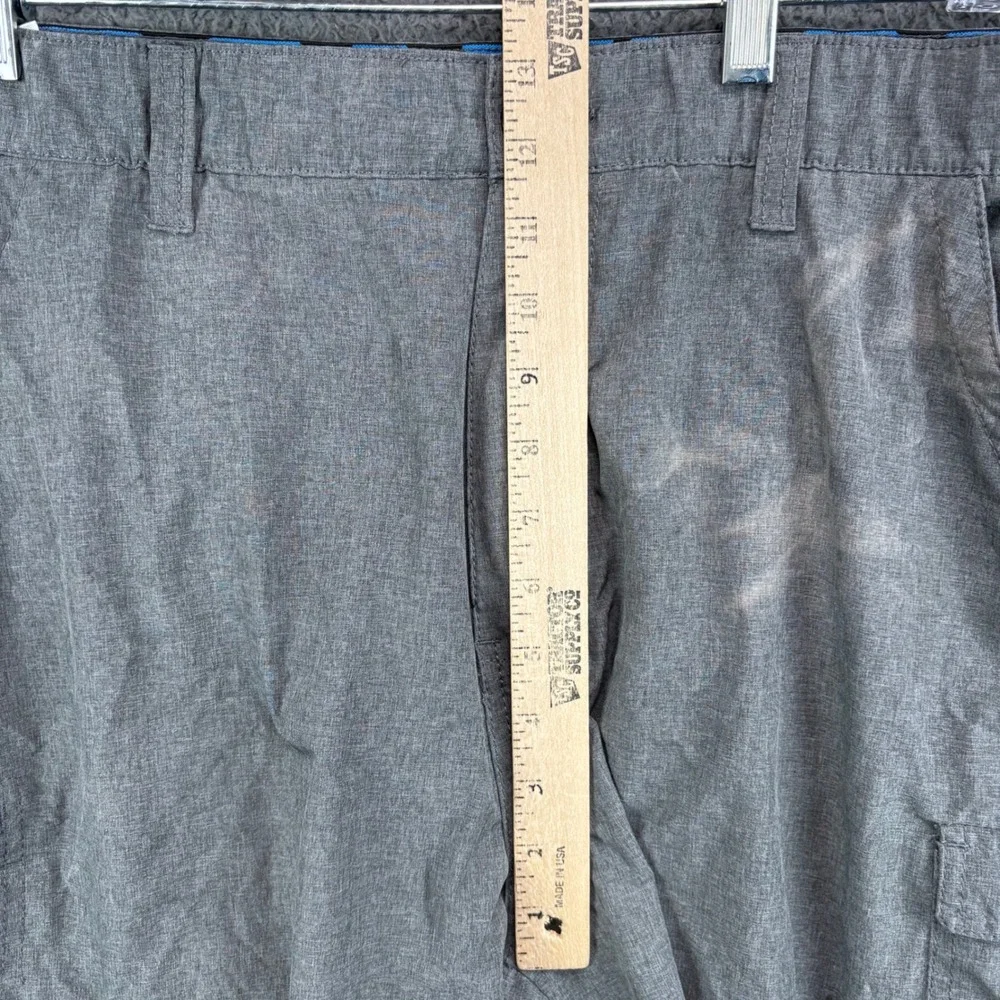 Iron Co Mens Grey Cargo Shorts Size 36 Utility Hiking‎ Gorpcore Techwear 9254